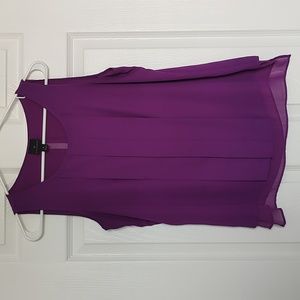 Worthington women's sleeveless purple shirt size S
